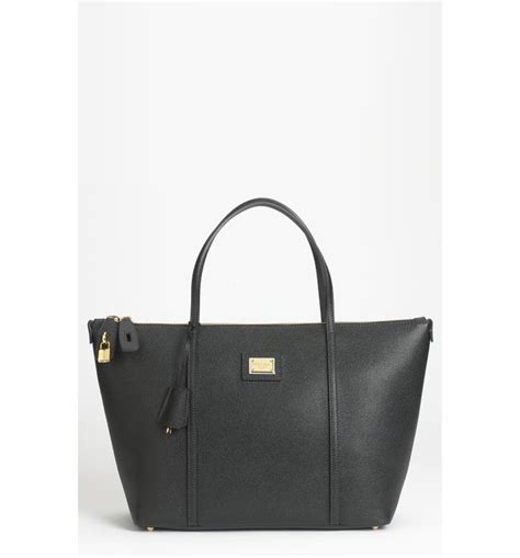 dolce gabbana miss escape classic leather tote|dolce and gabbana tote bags.